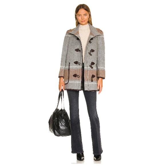 Veronica Beard Flint Camel Multi Toggle Dickey Coat Size Small New with Tags - Picture 3 of 12